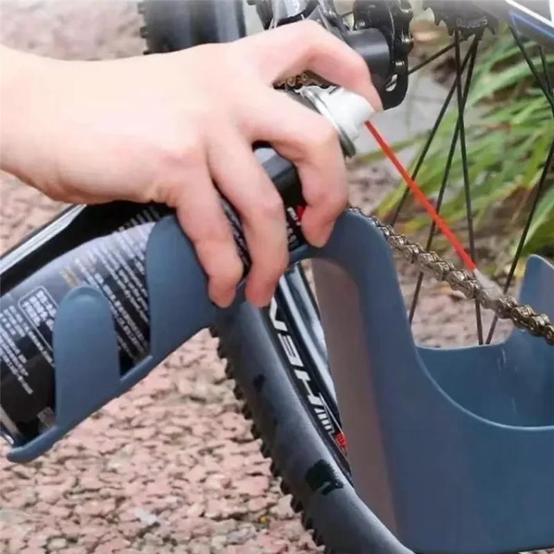 Kit de limpieza de cadena para moto con caja antisalpicaduras - imagen 3