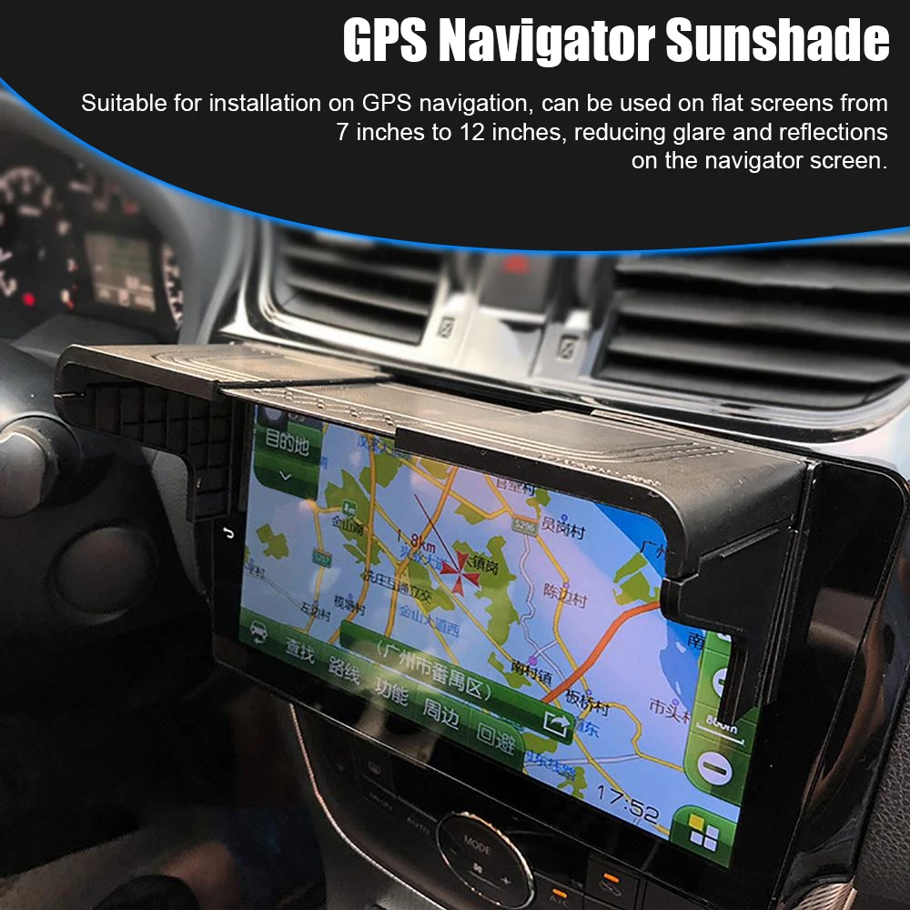 Parasol universal antideslumbrante para GPS de coche 7-12 pulgadas - imagen 3