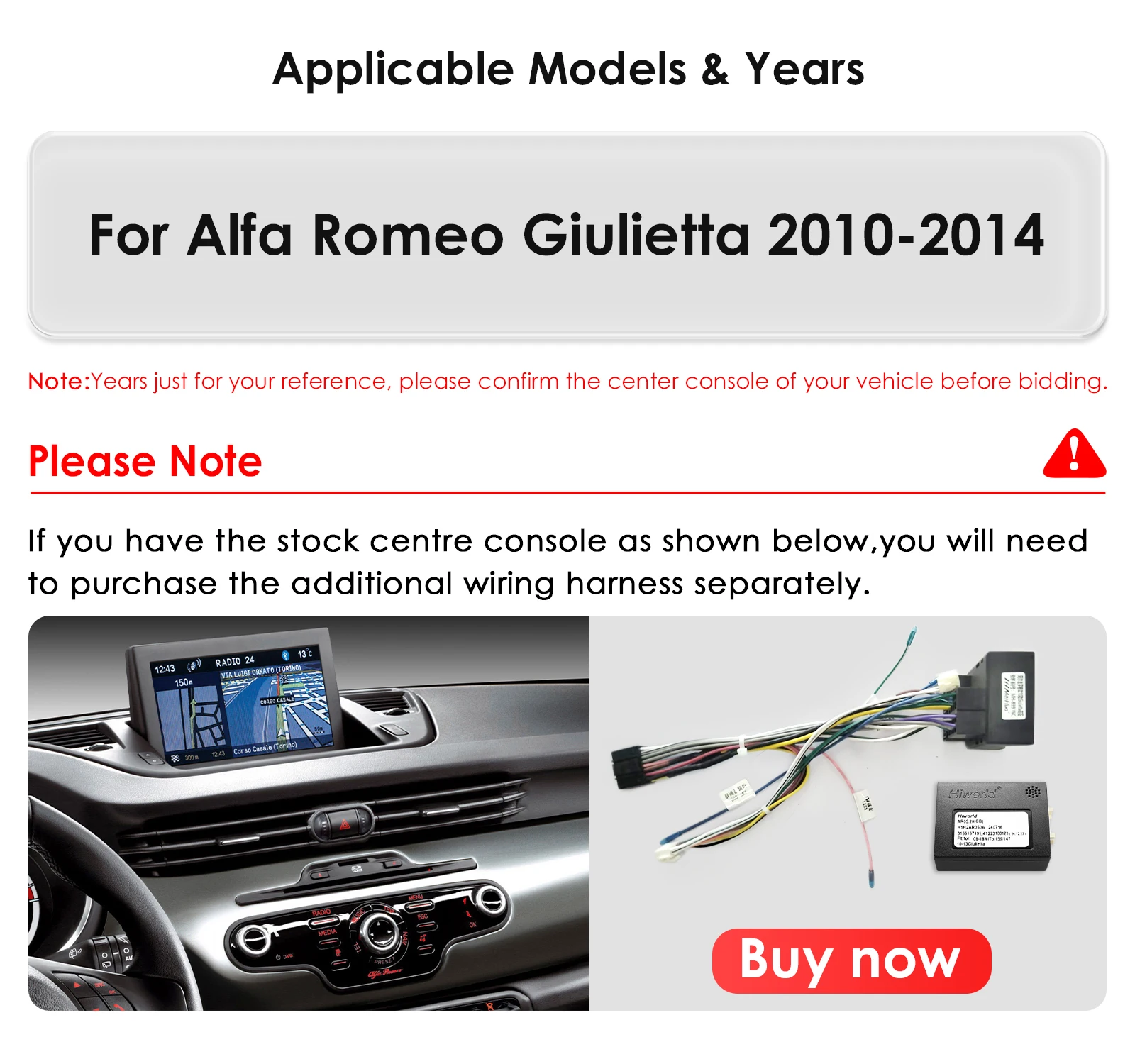 Autoradio Android CarPlay con GPS para Alfa Romeo Giulietta 2010-2014 - imagen 2