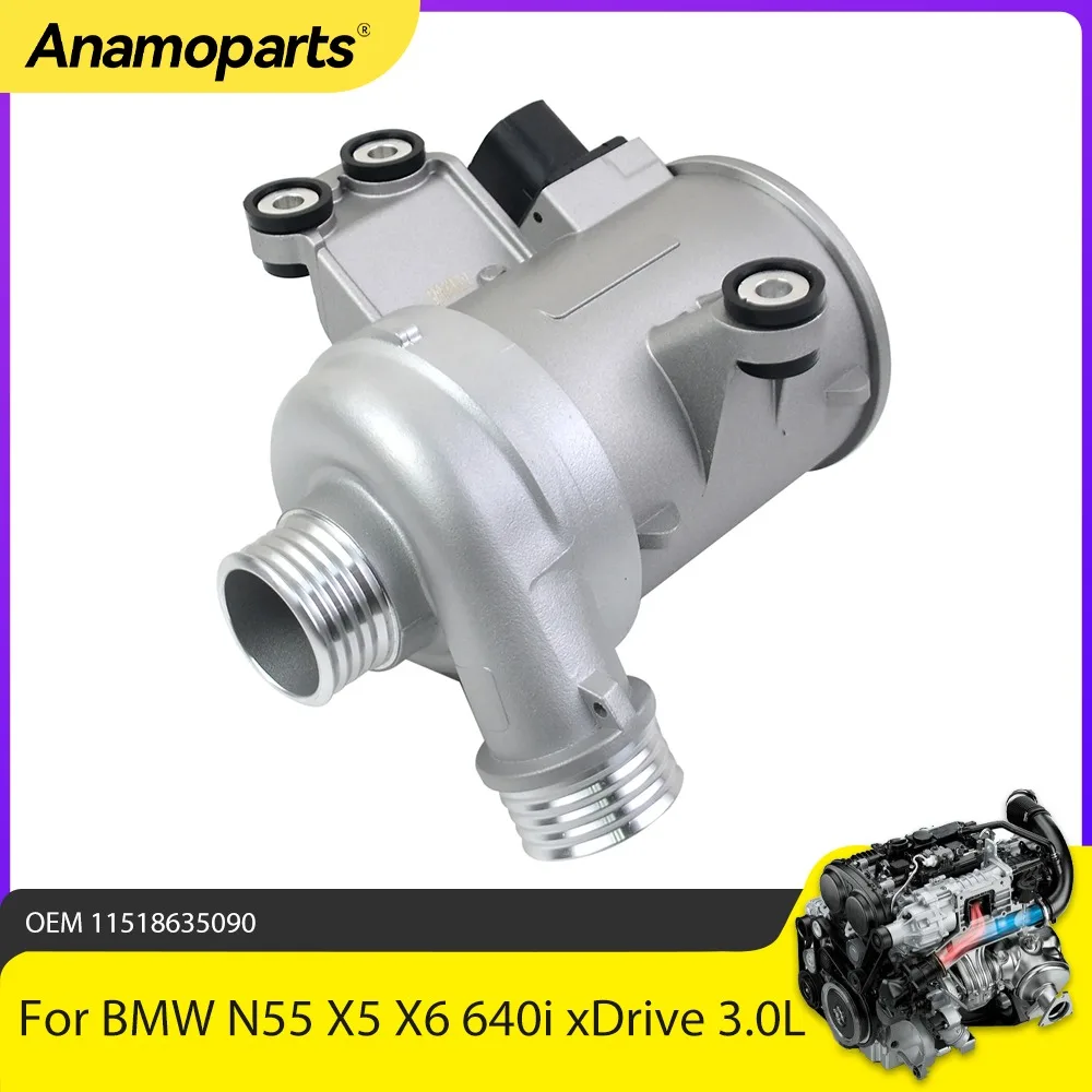 Bomba de agua eléctrica BMW N55 3.0 – X5, 335i, 535i y más