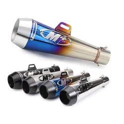 Silenciador escape GP 51 mm para moto scooter y motocross
