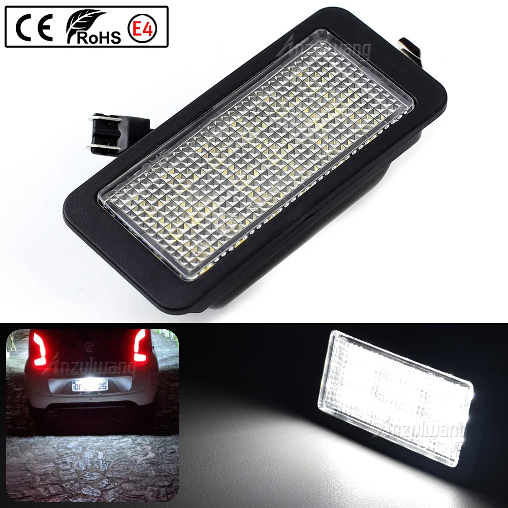 ¡Para VW up!/e-up! Luz LED para placa de matrícula, lámpara para Skoda Citigo/e-citigo, Seat Mii/e-mii Ibiza 6J, 3 puertas, 1 unidad, 2012-2017