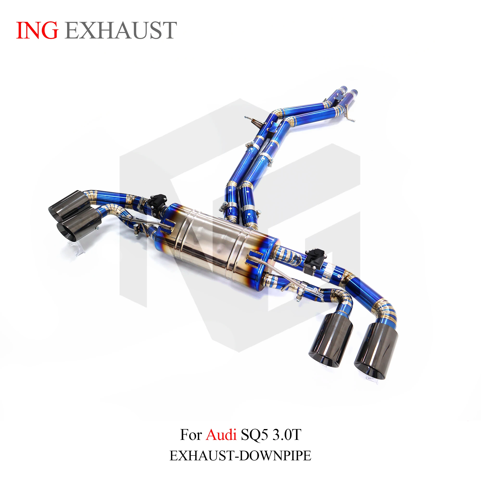 Escape CATBACK titanio ING para Audi SQ5 Q5 3.0 T B8 - imagen 2