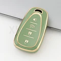 4B button green