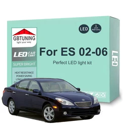 Bombillas LED interiores y matrícula Lexus ES300/ES330 2002-2006