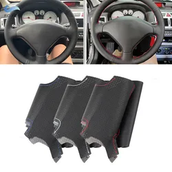 Cubierta de cuero perforado para volante Peugeot 307 CC 407 SW