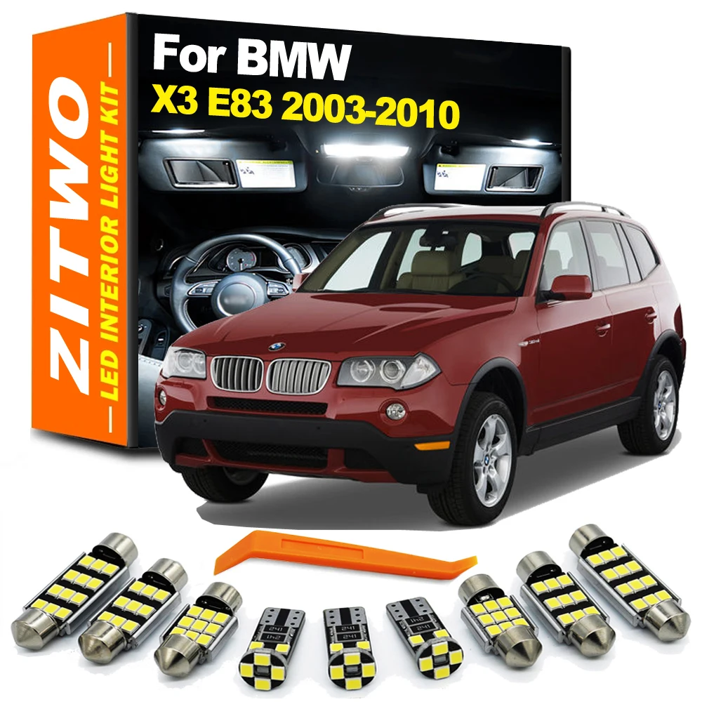 ZITWO Kit bombillas LED Canbus interior sin error – BMW X3 E83 2003-10