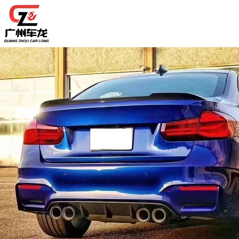 Difusor trasero de fibra de carbono BMW M3 M4 F80 F82 2014-2019 - imagen 4