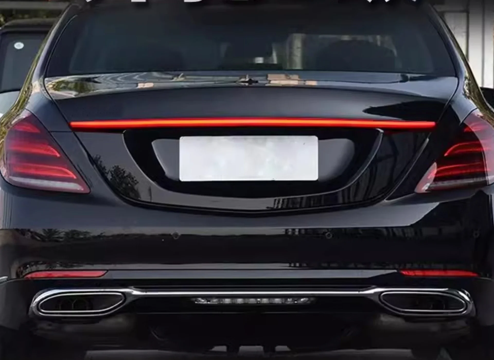 Componentes del kit de carrocería con la barra de luz y cableado para Mercedes Clase S