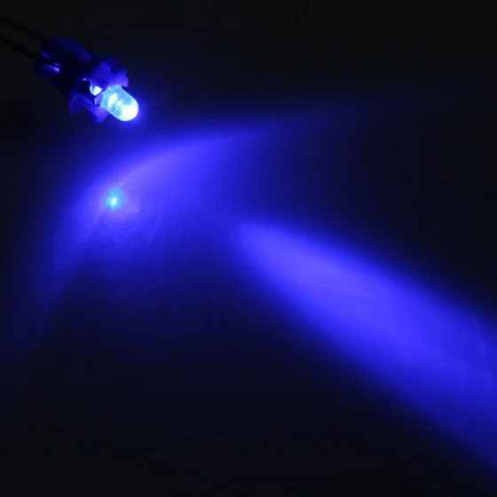 Bombilla LED T5 B8-5D azul para salpicadero y cuadro de instrumentos - imagen 3
