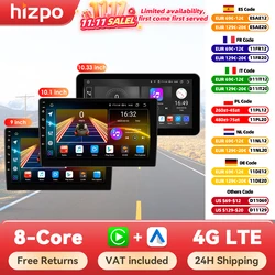 Hizpo Radio 2 DIN con GPS, Android y CarPlay para coche