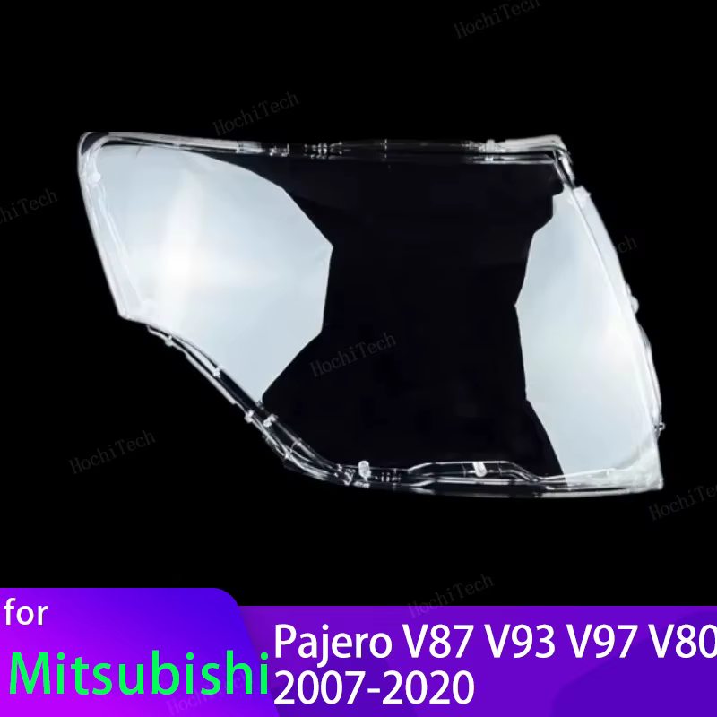 Carcasa transparente de faro delantero para Mitsubishi Pajero V80