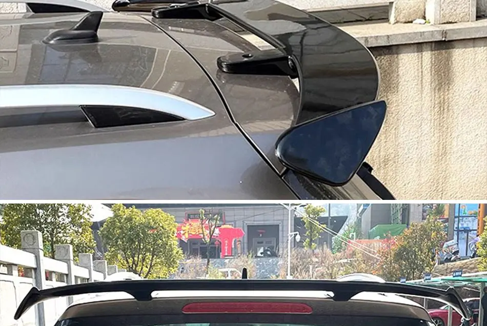 Detalle del alerón trasero para proyecto de personalización exterior