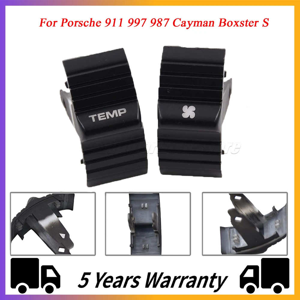 Botones climatizador Porsche 911 997 987 Cayman Boxster S pre-facelift