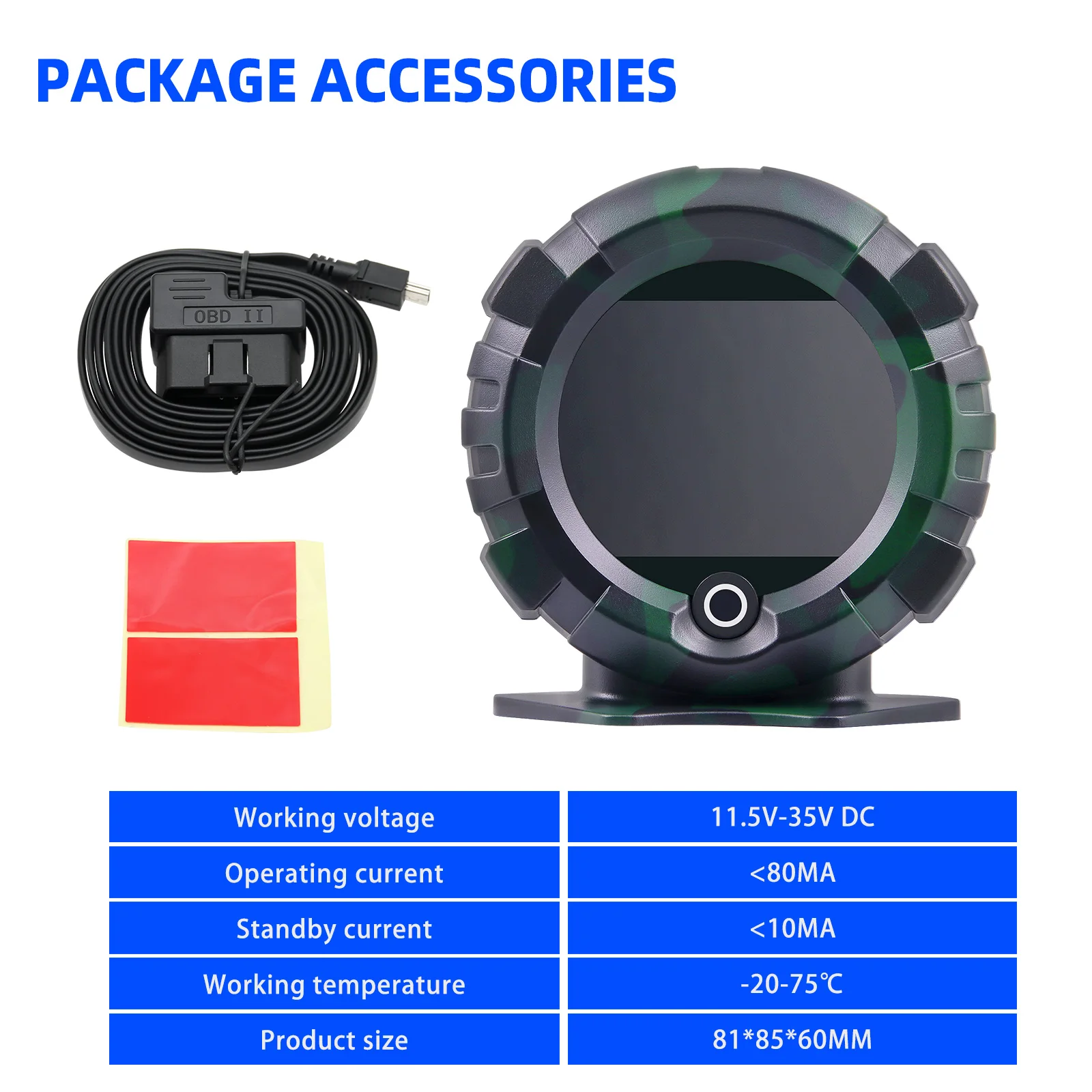 HUD X95 para salpicadero - accesorios y montaje