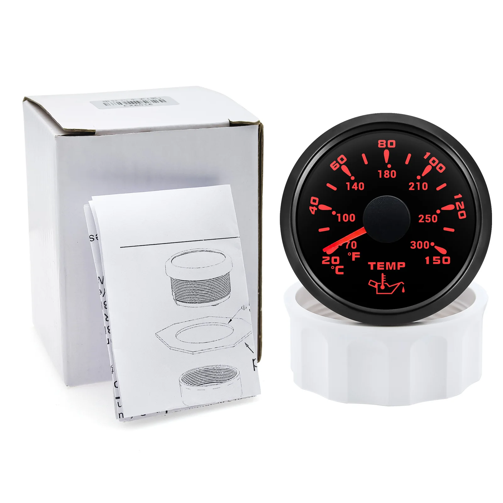 Medidor Temperatura Aceite 52mm 7 Colores - imagen 4