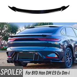 Alerón trasero de carbono estilo pato para BYD Han – Negro