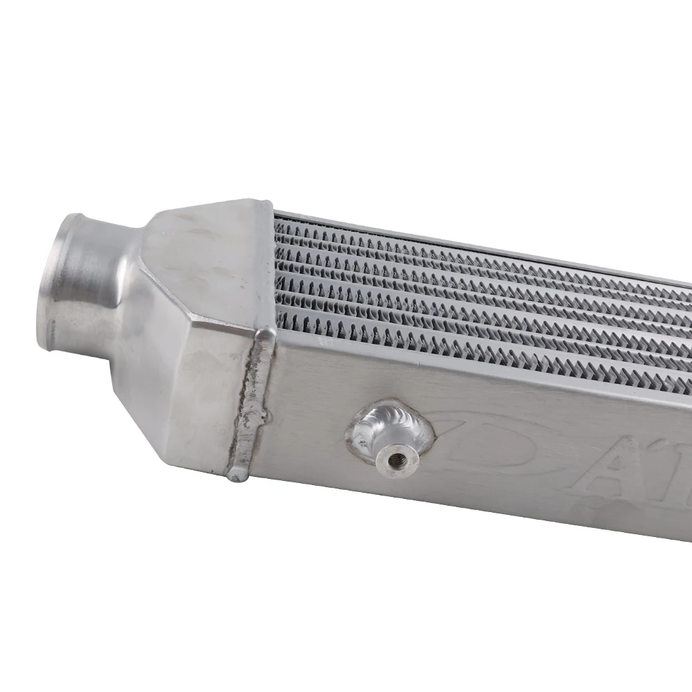 Detalle del núcleo barra y placa del intercooler