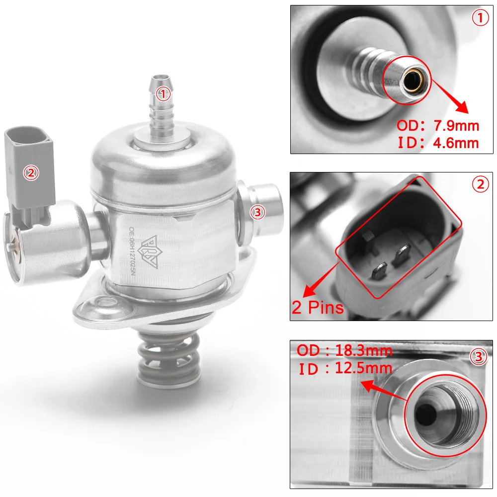 Bomba combustible OEM 06H127025 – VW Passat Audi A3 2.0 TSI - imagen 2