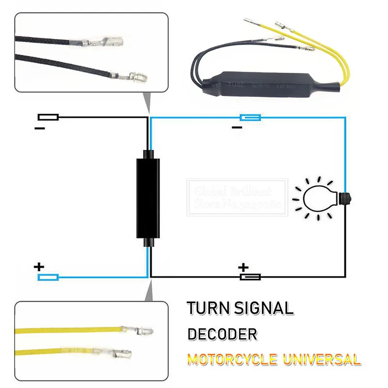 Resistencia de carga LED para intermitentes de moto 21 W 26 Ω - imagen 3