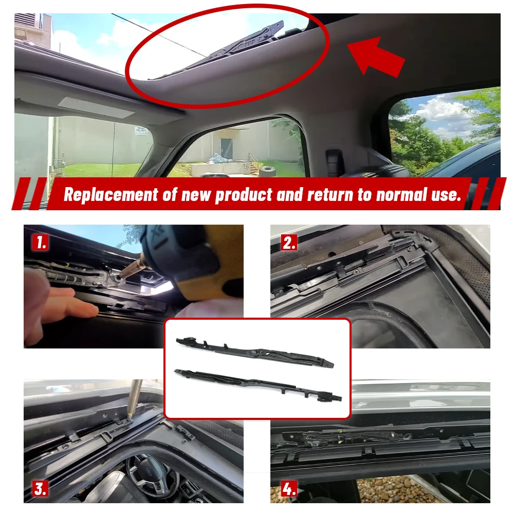 Kit reparación techo solar Ford F-150 F-250 F-350 F-450 FL3Z-1651071 - imagen 5