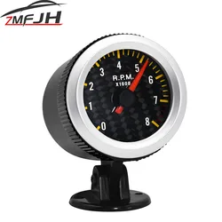 Tacómetro de RPM para gasolina con luz de fondo roja
