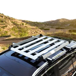 Baca universal de aluminio para coche con estructura reforzada