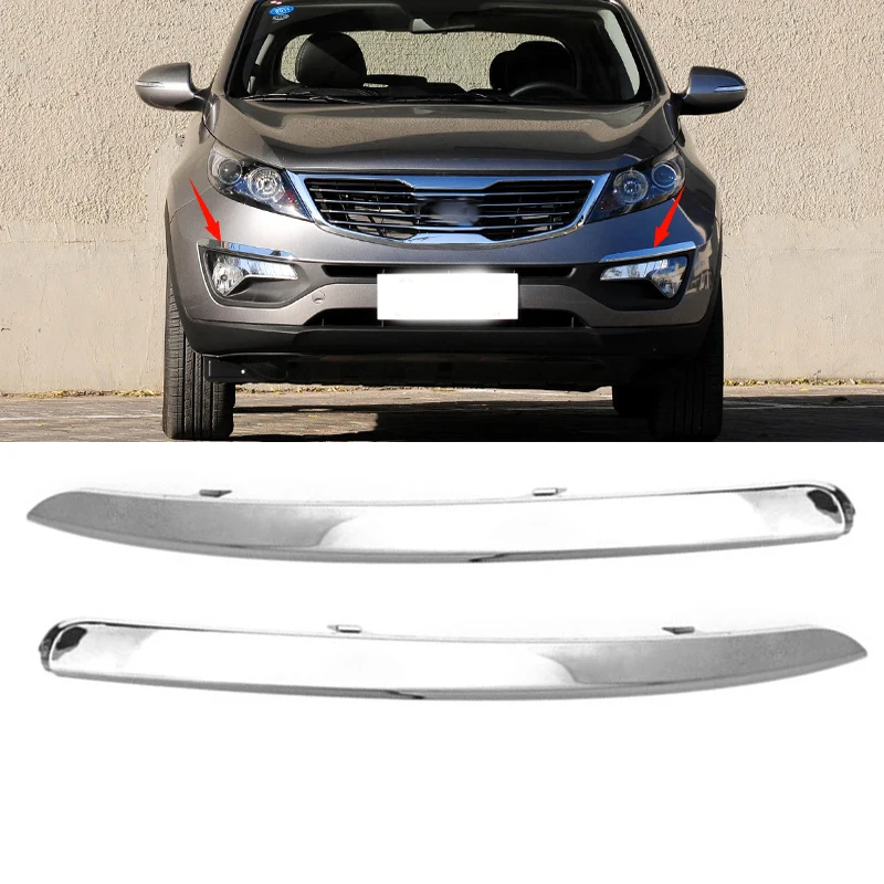 Cubierta cromada para antiniebla y párpado Kia Sportage R 2011-2015