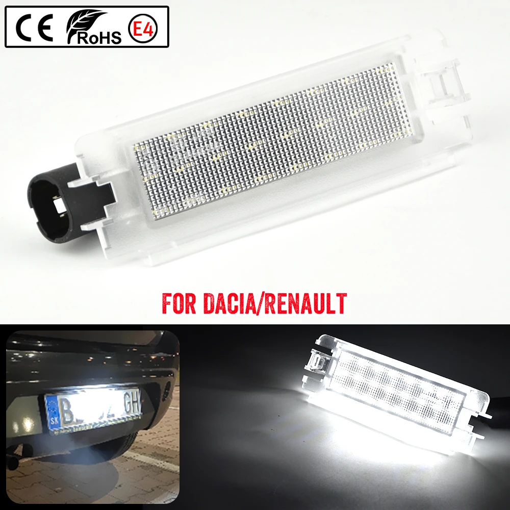 Lámpara LED matrícula blanca Dacia Sandero II y Logan 2013 - imagen 4