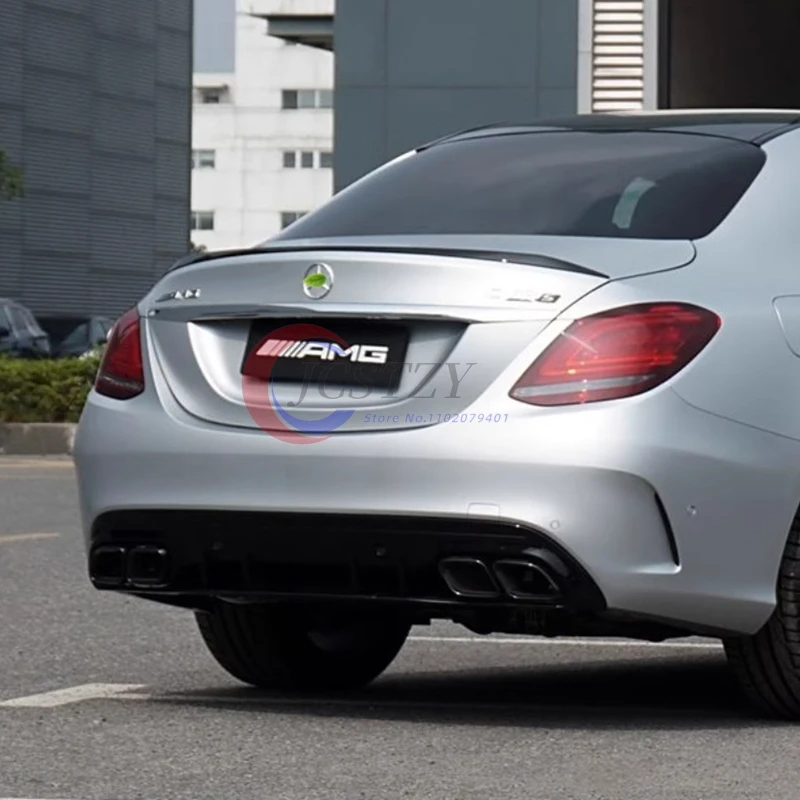 Mercedes-Benz Alerón trasero W205 C-Clase 2016-2018 imprimado - imagen 4