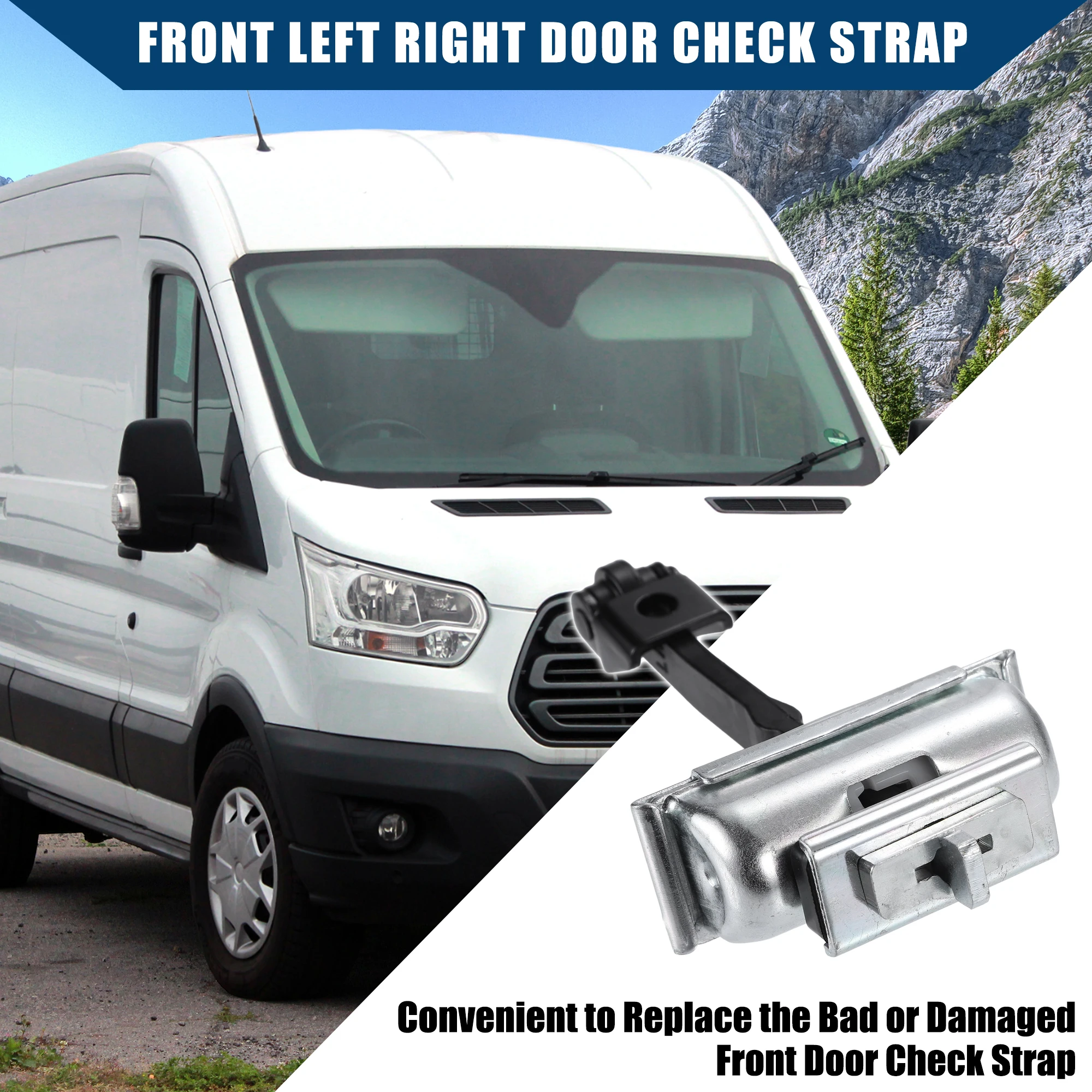 Correa retención puerta delantera Ford Transit 150 X Autohaux - imagen 2