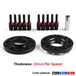 Espaciadores de llanta 20mm 5x120 M12x1,5 para BMW E36 E82 E88