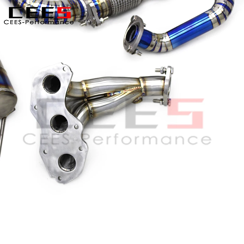 Escape catback de acero inoxidable