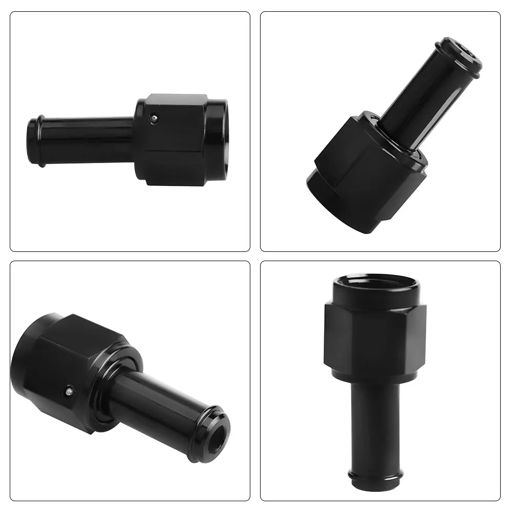 Adaptador AN6 hembra racor combustible aluminio – 6AN a 3/8", giro 90° - imagen 2