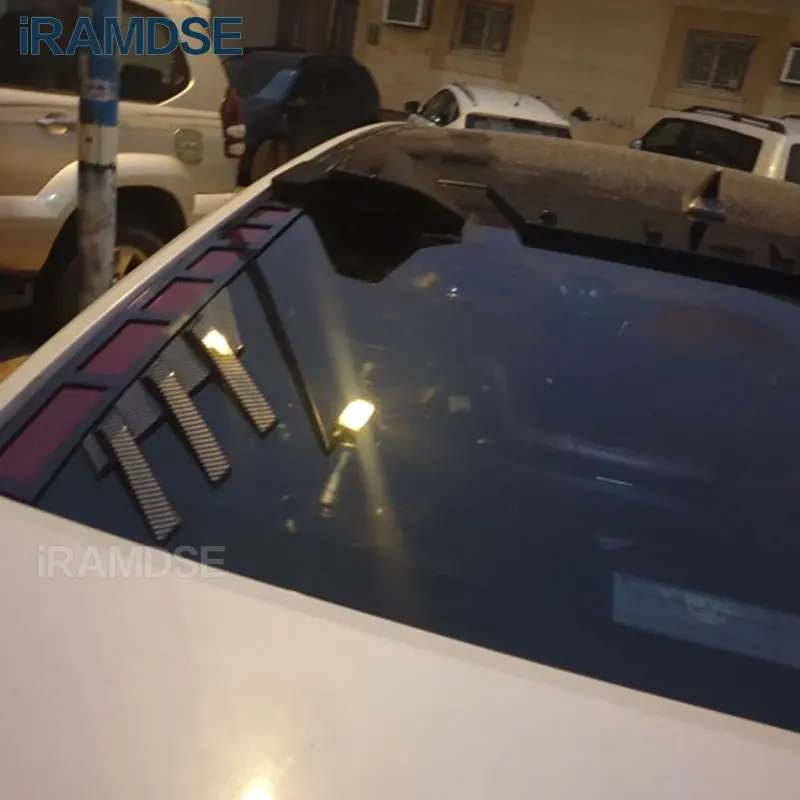 Alerón para luneta trasera Hyundai Sonata, acabado negro brillante - imagen 2
