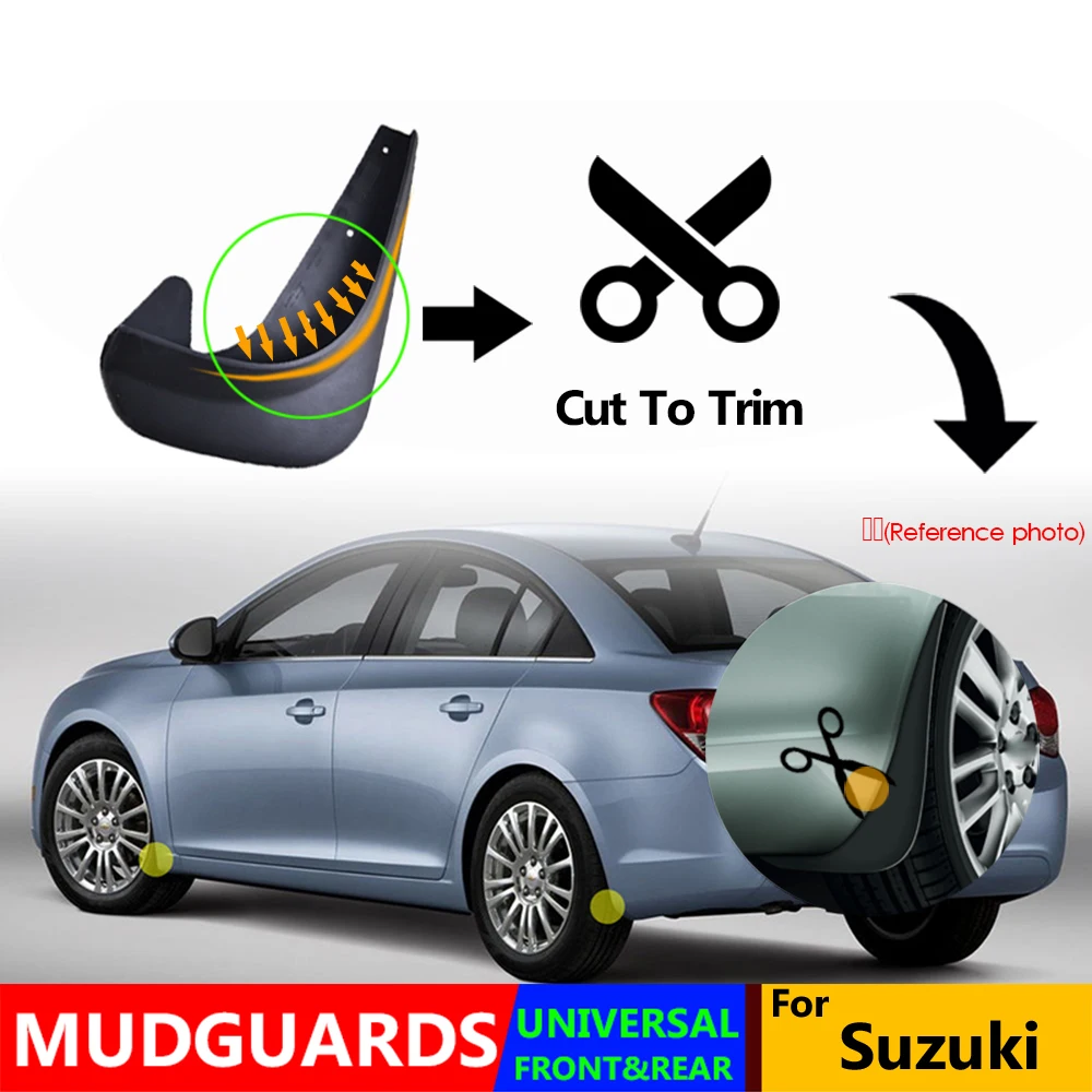 Kit guardabarros universal compatible con Suzuki Alto, Vitara, Ignis y Swift - imagen 4