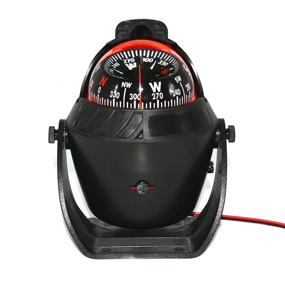 Brújula náutica impermeable con LED para navegación marina - imagen 5