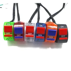 Interruptor manillar universal 22mm DC 12V moto – intermitentes luz piloto ruta