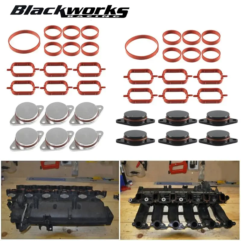 Placa ciega aleta giratoria BMW M47 M57 E46 E60 X3 – Junta admisión