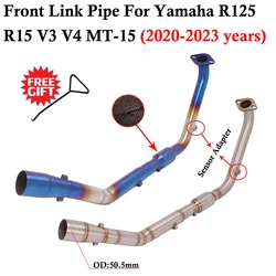Tubo de escape intermedio para Yamaha YZF-R15 V3/V4 2017-2021