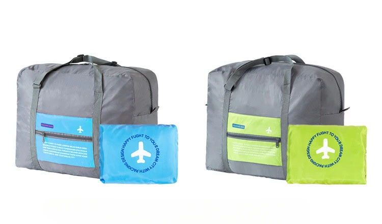 Dimensiones y forma de la bolsa plegable
