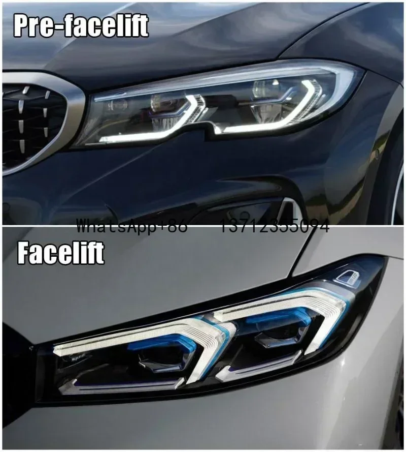 2019-2022Y 3 series G20 actualización a G20 LCI 2023 nuevos kits de carrocería estilo MT G20 facelift accesorios de coche parachoques de coche piezas de automóvil - imagen 5