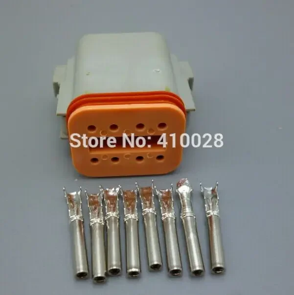 Detalle de los terminales incluidos en el conector DT
