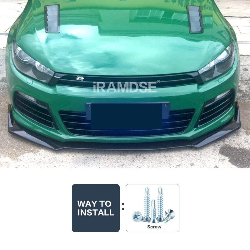 Kit labio divisor delantero en carbono para VW Scirocco R (2009-2014) - imagen 2