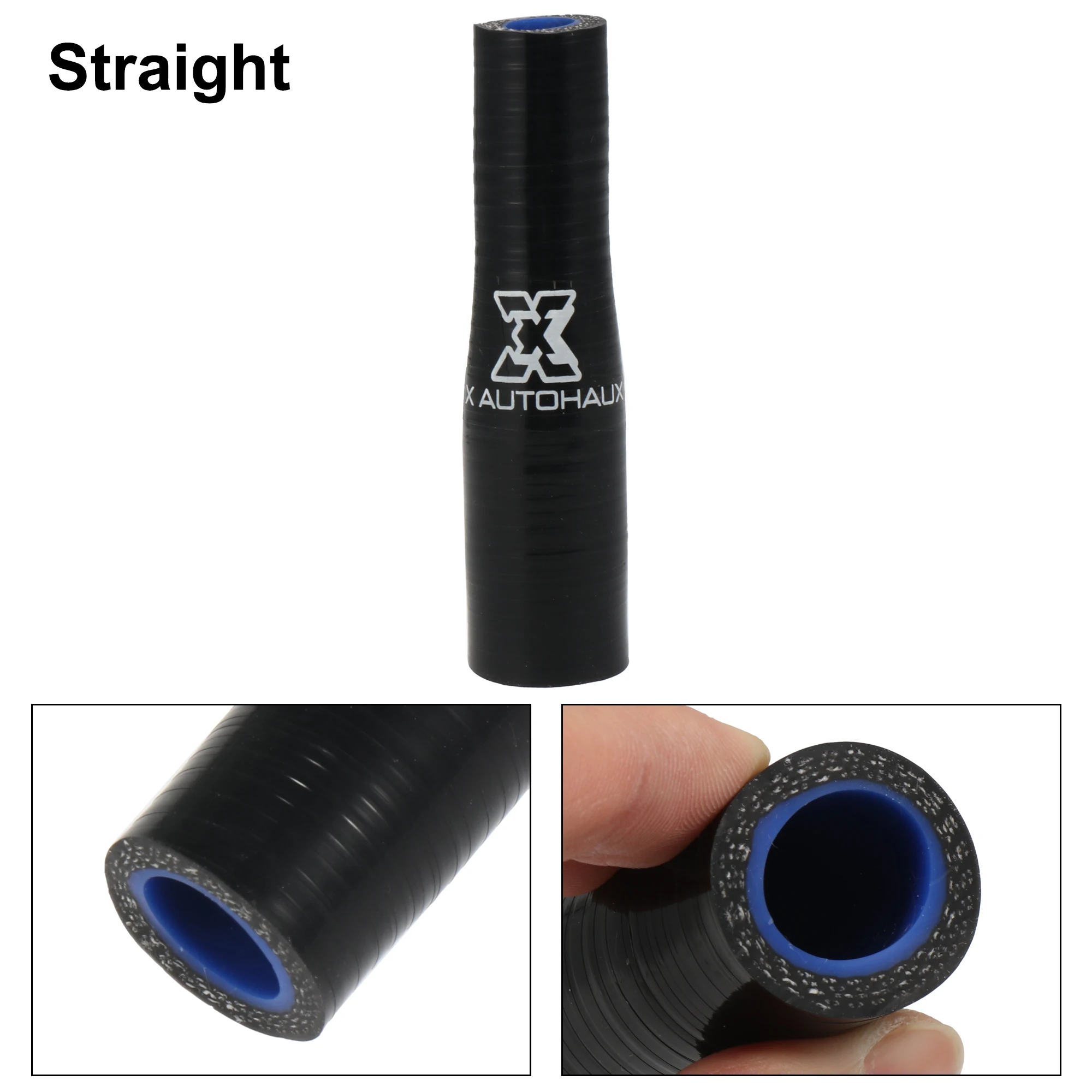X Autohaux 100mm longitud 11-16mm 13-16mm 11-19mm diámetro recto reductor silicona manguera acoplador Intercooler tubo tubería de admisión - imagen 4