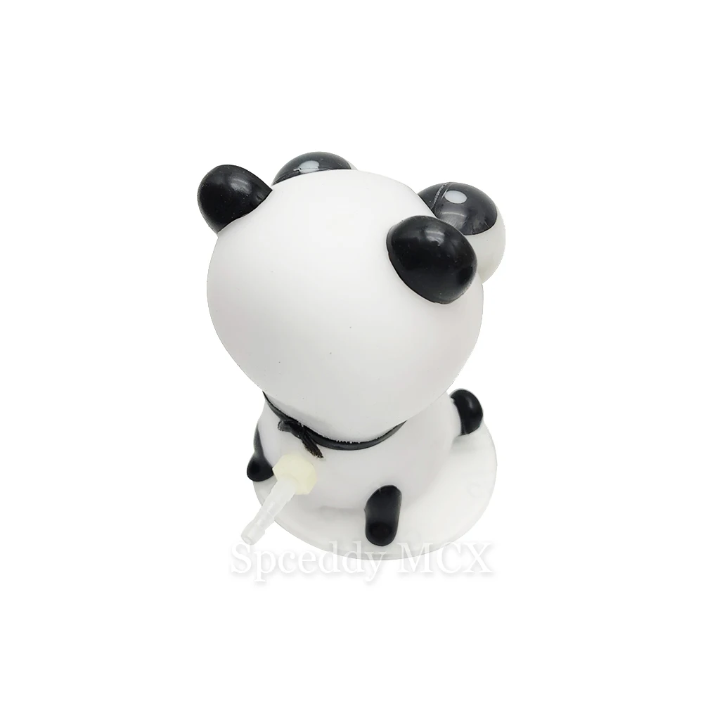 Juguete de goma de alta calidad para niños, juguete de coche de alta calidad, con forma de Zombie, Turbo, ojo explosivo, para regalo de Panda gigante - imagen 2