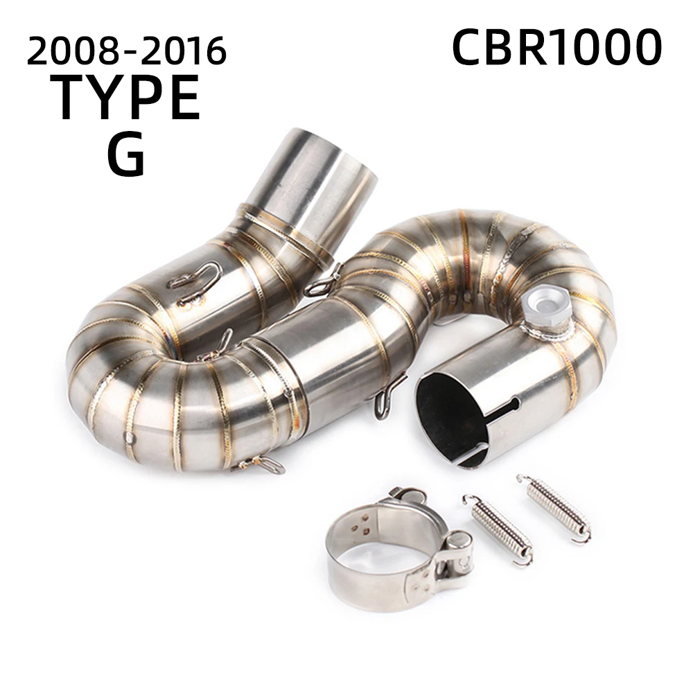 Tubo escape medio acero inoxidable para Honda CBR1000RR 2004-2012 - imagen 5