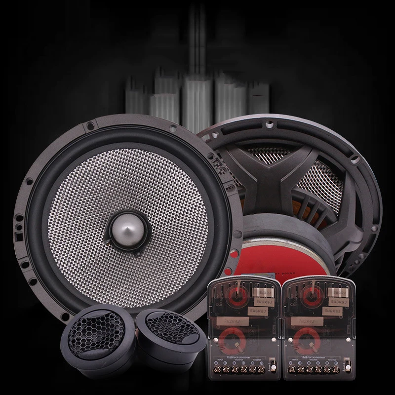 Kit de altavoces componentes 165AS 6,5 pulgadas 120 W para coche