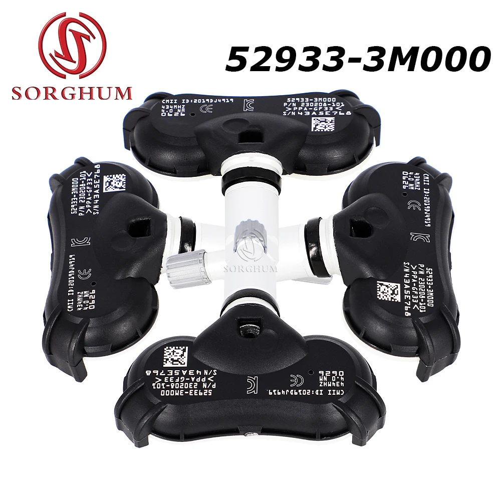 52933-3M000 Sensor TPMS 433MHz Hyundai ix35 Tucson Genesis Kia Sportage
