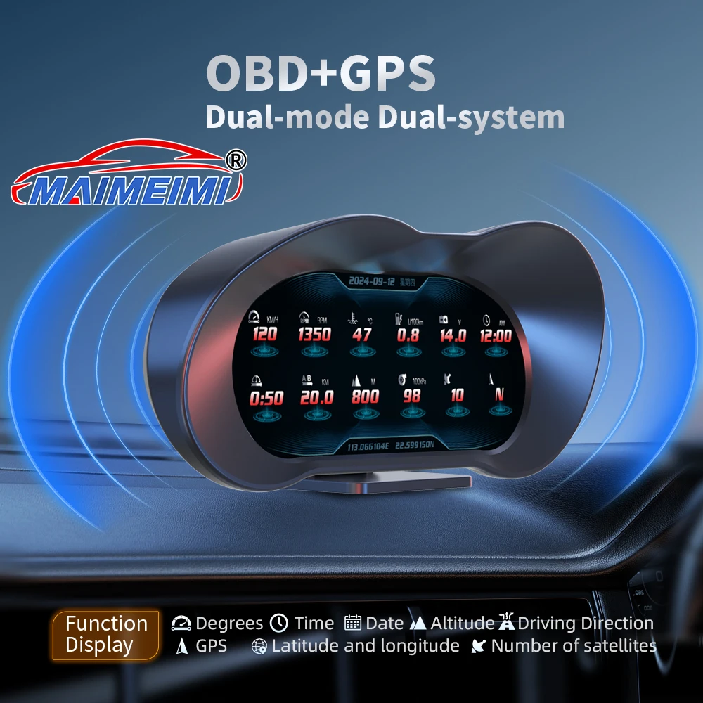 HUD P5 digital consumo combustible temperatura aceite presión turbo